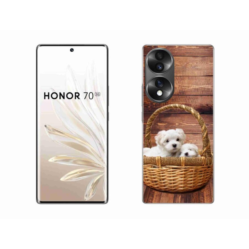 Zselés borítás mmCase a Honor 70-hez - kölyökkutyákhoz