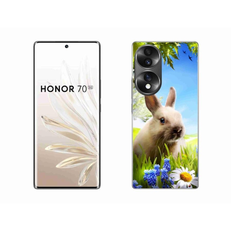 Zselés borítás mmCase a Honor 70 készülékhez - nyuszi