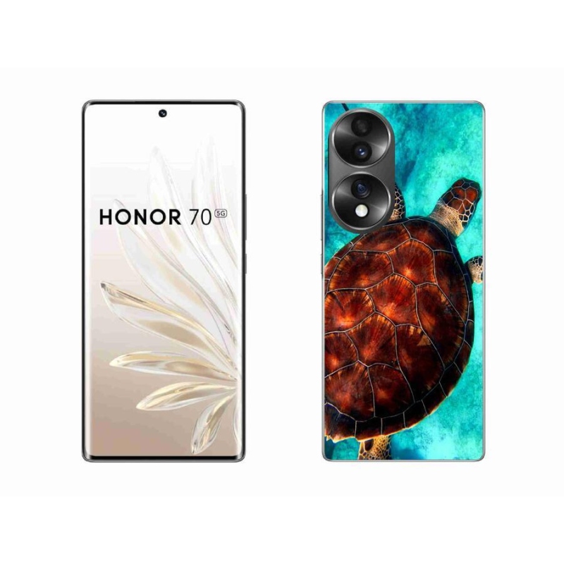 Zselés borítás mmCase a Honor 70-hez - teknősbéka