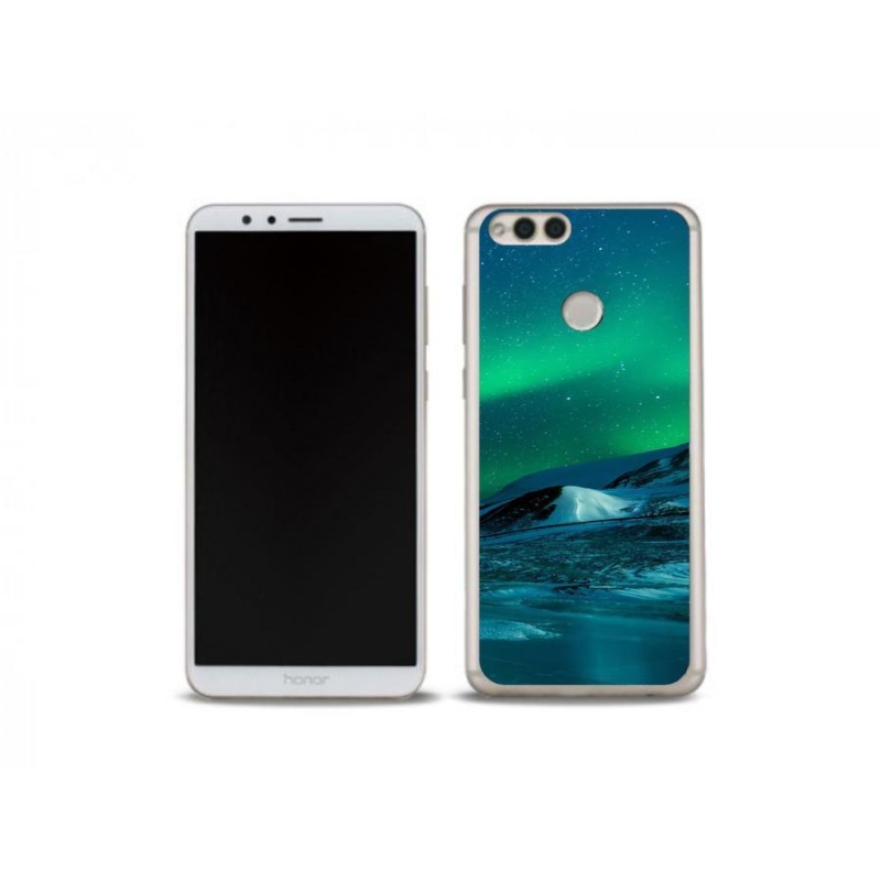 Zselés borítás mmCase a Honor 7X-hez - sarki fény