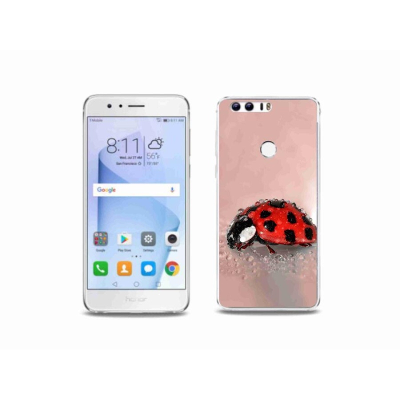 Zselés borítás mmCase Honor 8-hoz - katicabogár