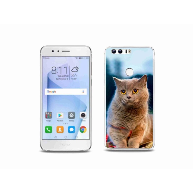 Zselés borítás mmCase a Honor 8-hoz - brit kék 2