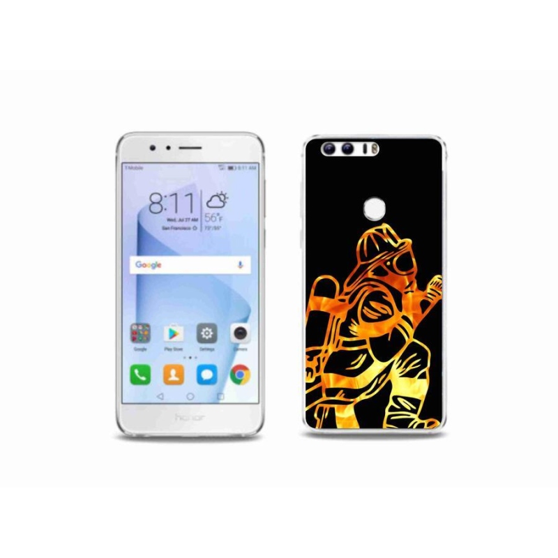 Gél borítás mmCase a Honor 8-hoz - tűzoltó 1