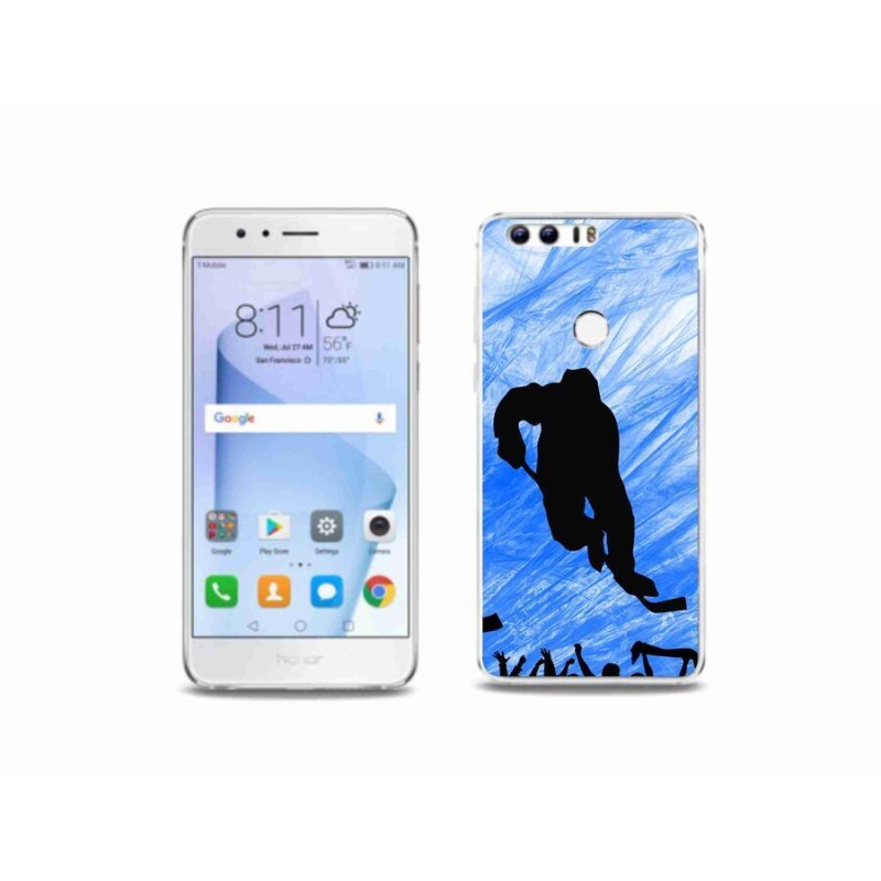 Zselés borítás mmCase a Honor 8-hoz - hokis játékos