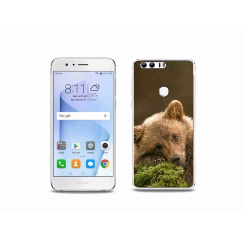 Gél borítás mmCase a Honor 8-hoz - medve