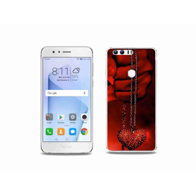 Gél borítás mmCase a Honor 8-hoz - nyaklánc