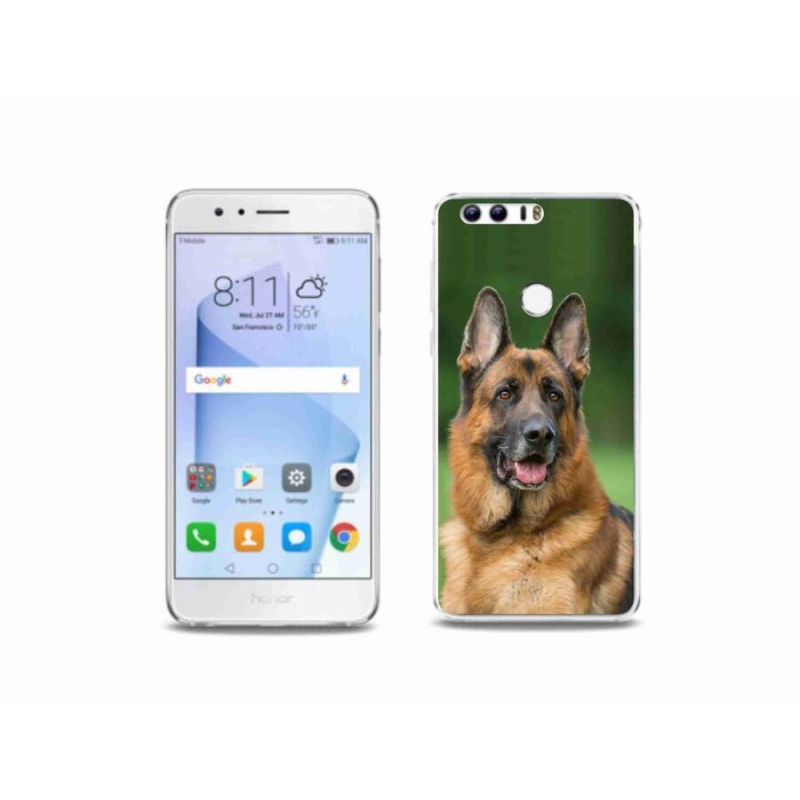 Zselés borítás mmCase a Honor 8-hoz - Német juhászkutya