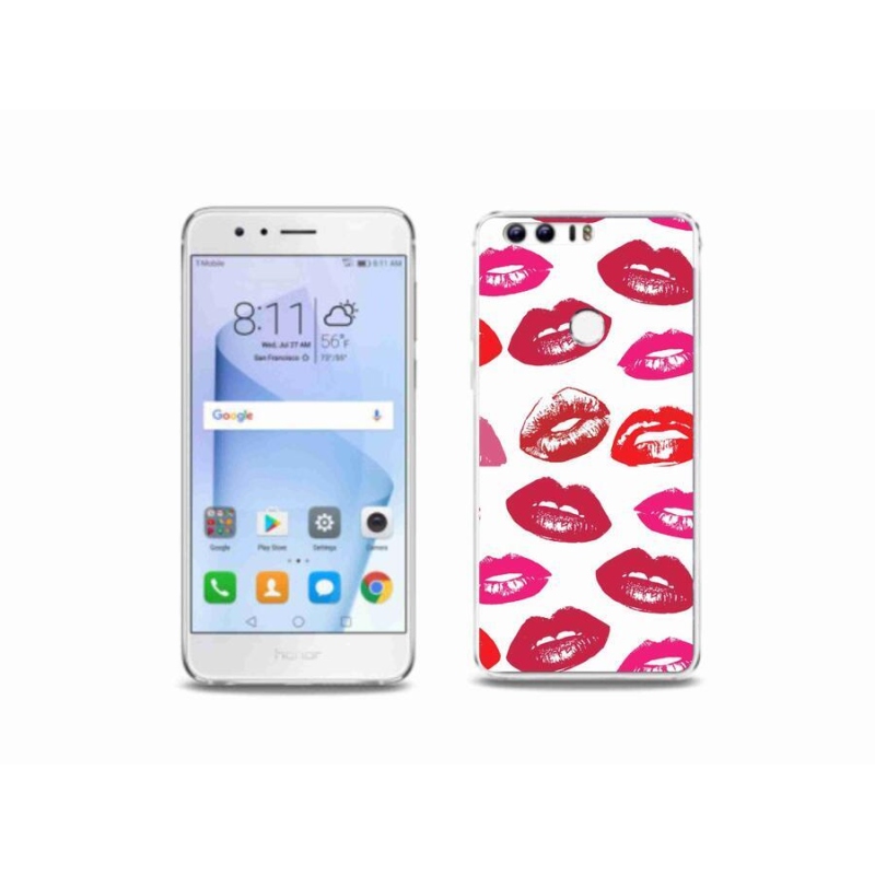 Zselés borítás mmCase a Honor 8-hoz - ajkak