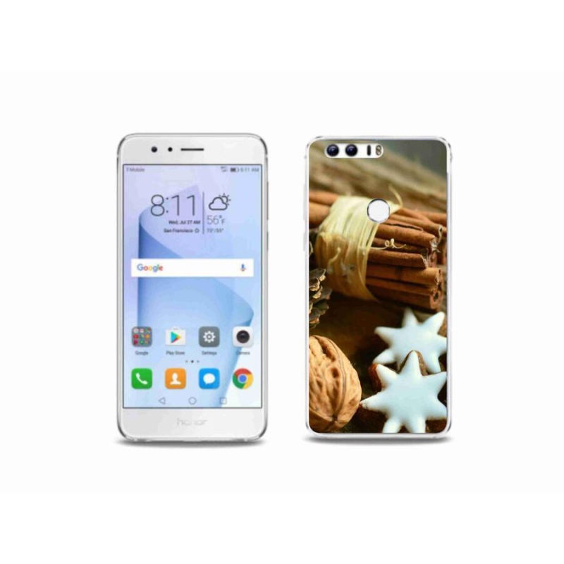 Gél borítás mmCase a Honor 8-hoz - fahéj és mézeskalács