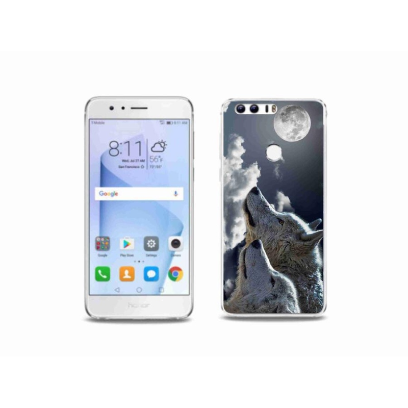 Zselés borítás mmCase a Honor 8-hoz - farkasok
