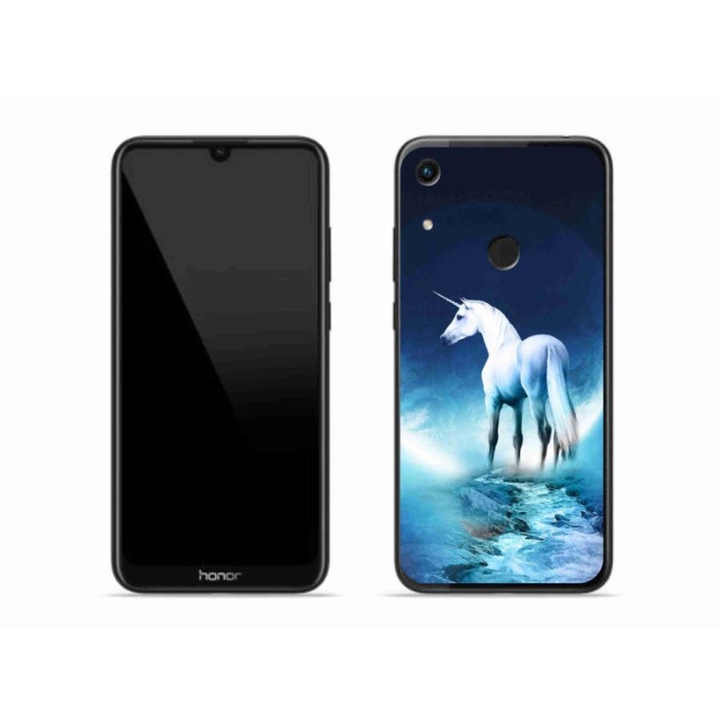 Zselés borítás mmCase a Honor 8A készülékhez - fehér egyszarvú