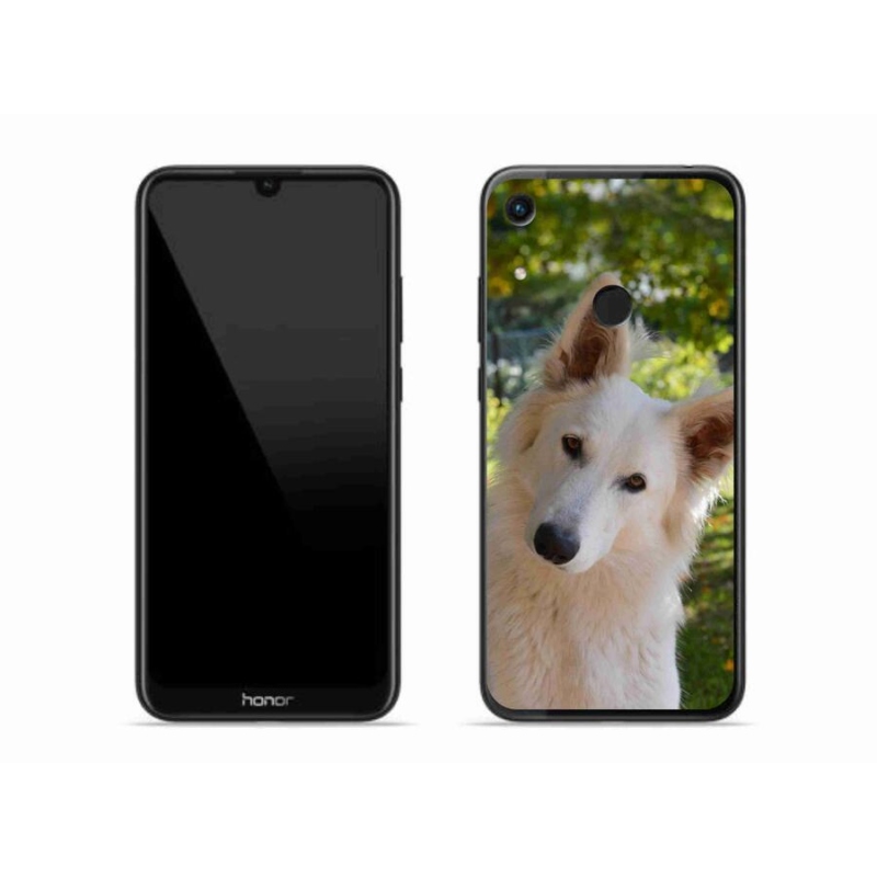 Zselés borítás mmCase a Honor 8A-hoz - fehér Svájci juhász 1