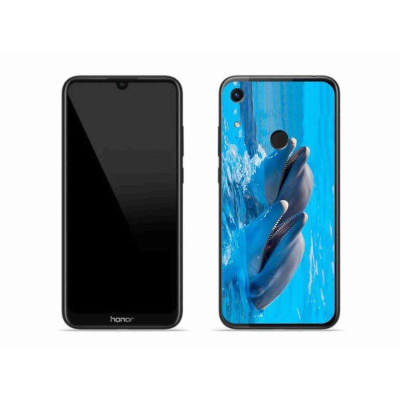 Zselés borítás mmCase a Honor 8A készülékhez - delfinek