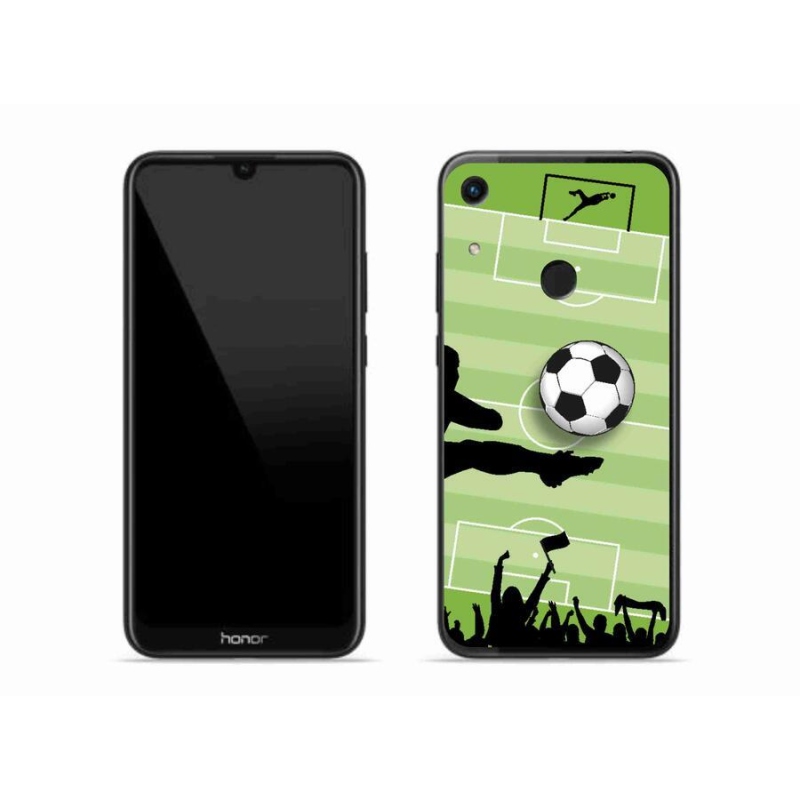 Zselés borítás mmCase a Honor 8A számára - futball 3