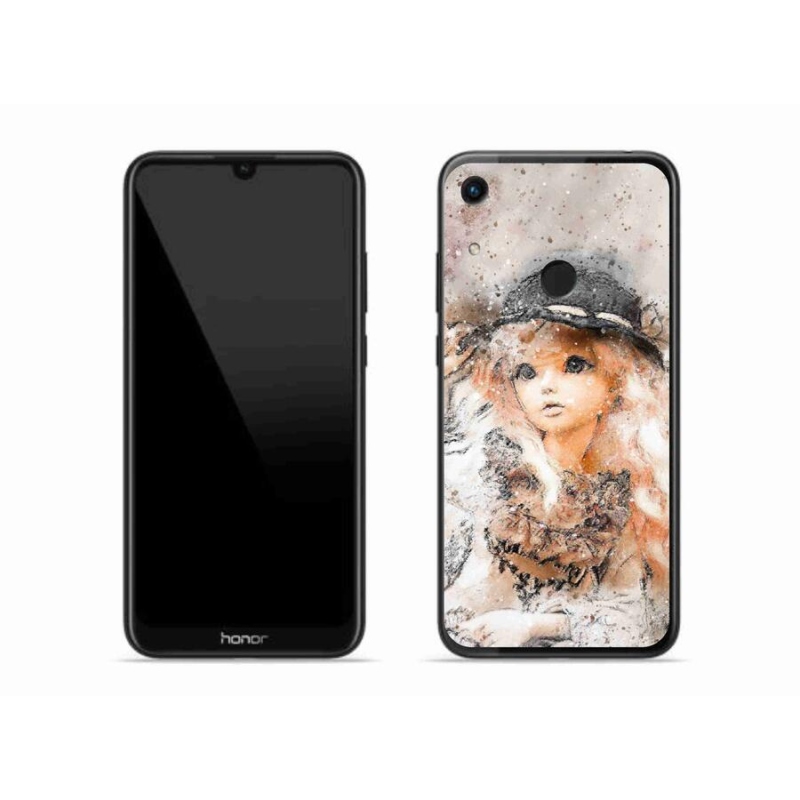 Zselés borítás mmCase a Honor 8A-hoz - lány sapkával