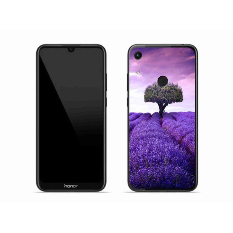 Zselés borítás mmCase a Honor 8A számára - levendula rét