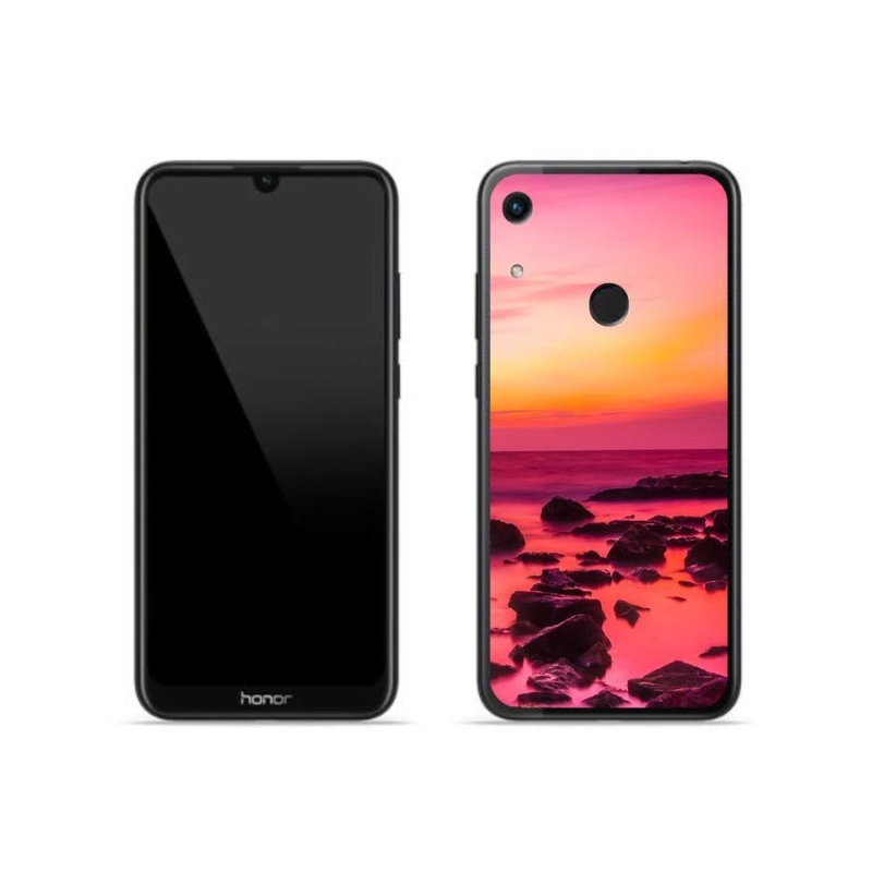 Zselés borítás mmCase a Honor 8A számára - tenger és ragyogás