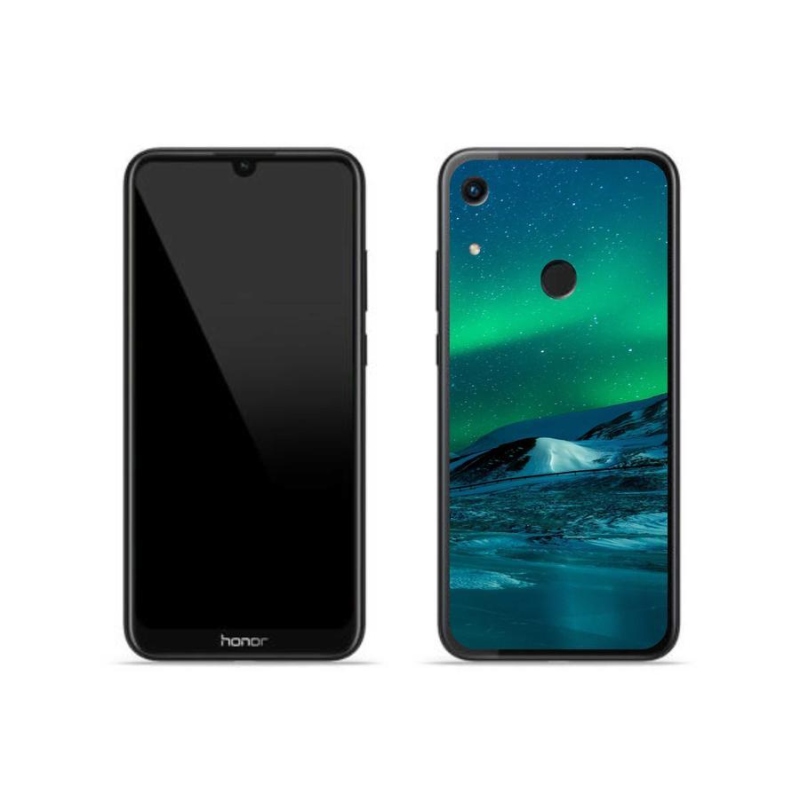 Zselés borítás mmCase a Honor 8A számára - sarki fény