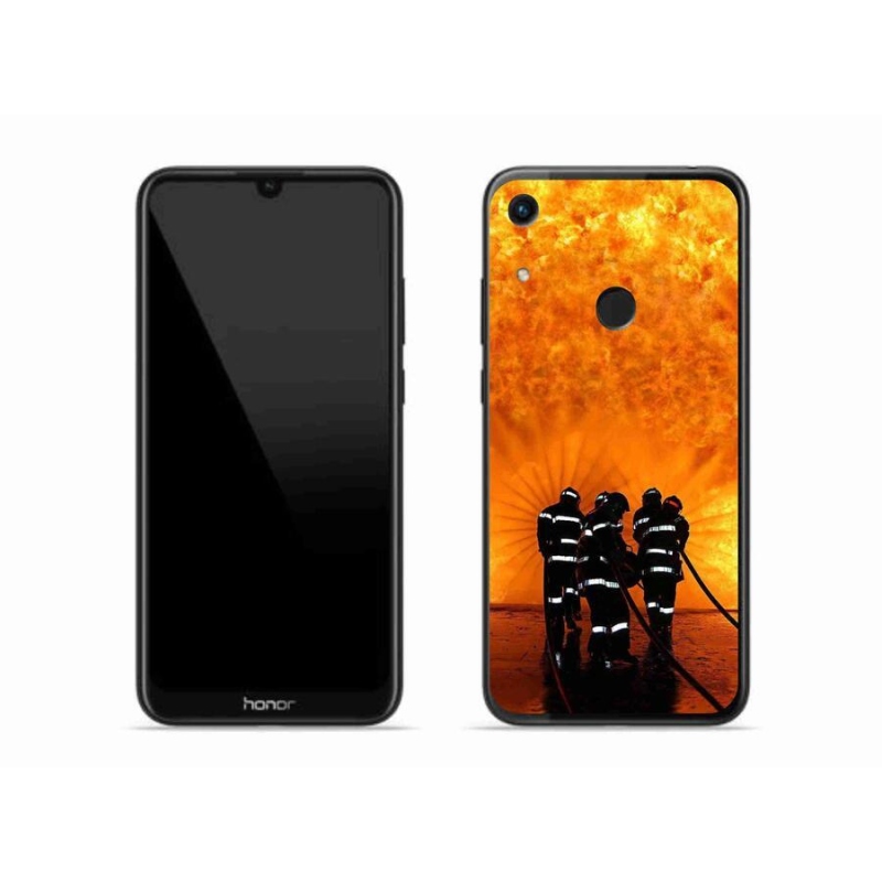 Zselés borítás mmCase a Honor 8A számára - tűz