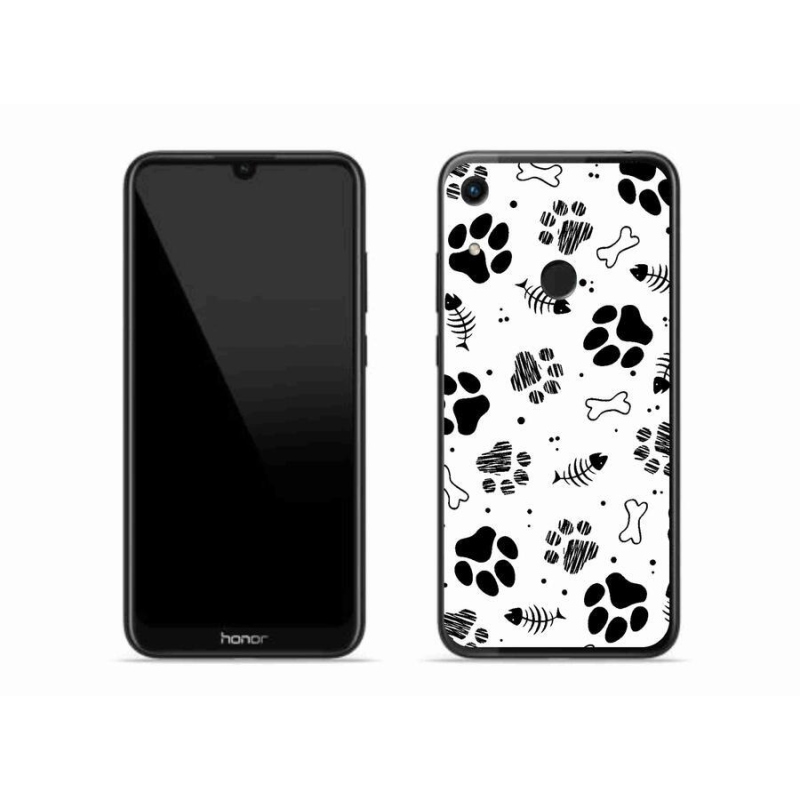 Zselés borítás mmCase a Honor 8A-hoz - kutyamancsok 1