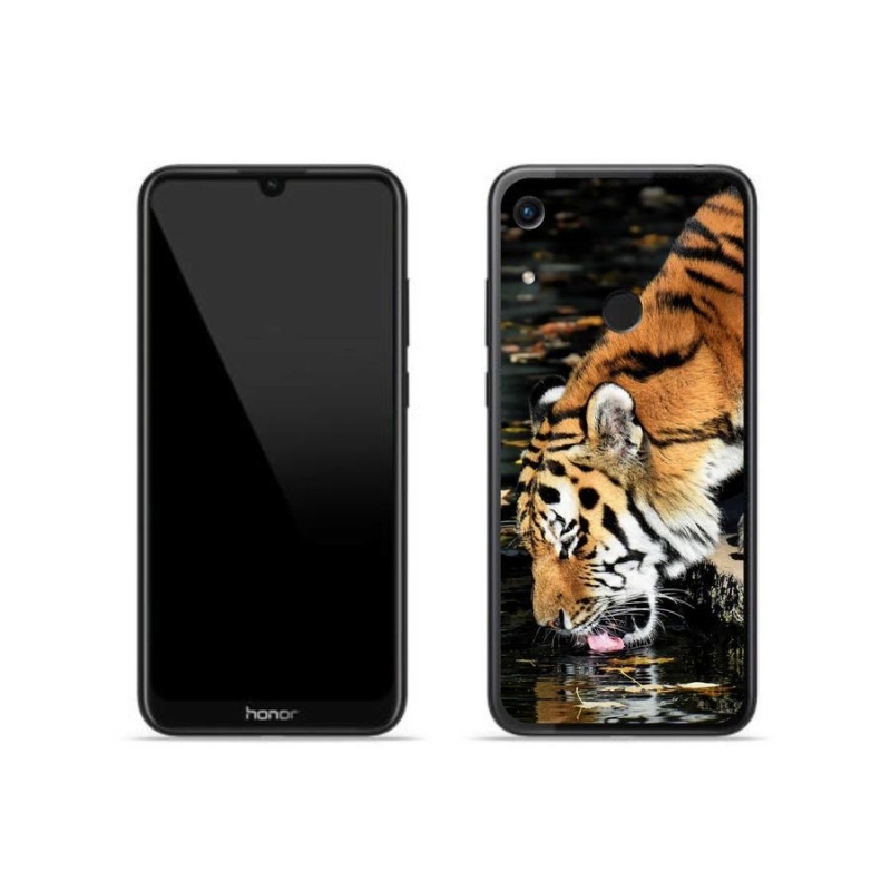 Gél borítás mmCase a Honor 8A számára - szomjas tigris