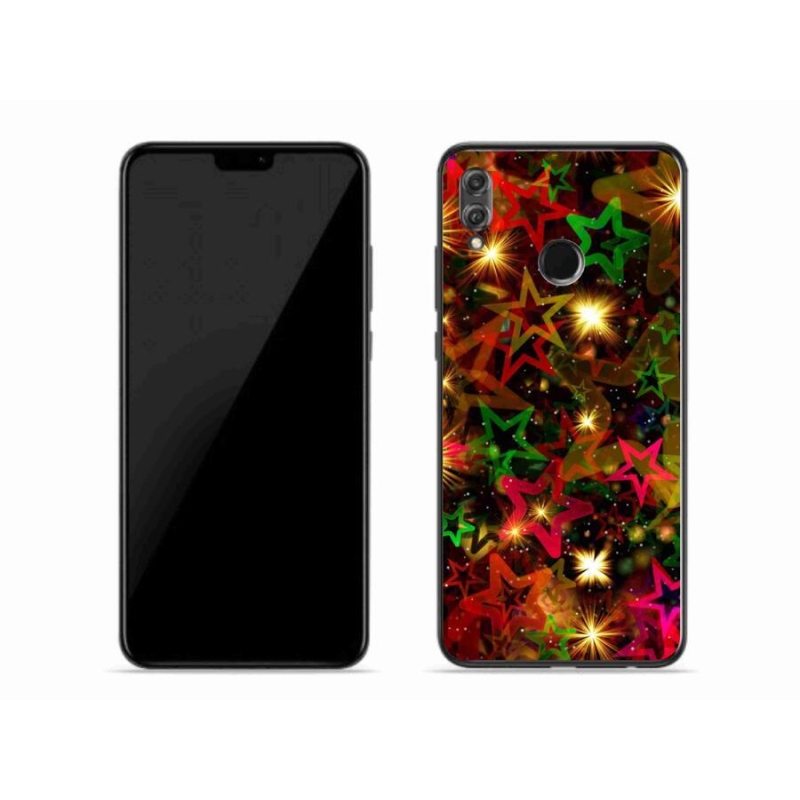 Zselés borítás mmCase a Honor 8X-hez - színes csillagok