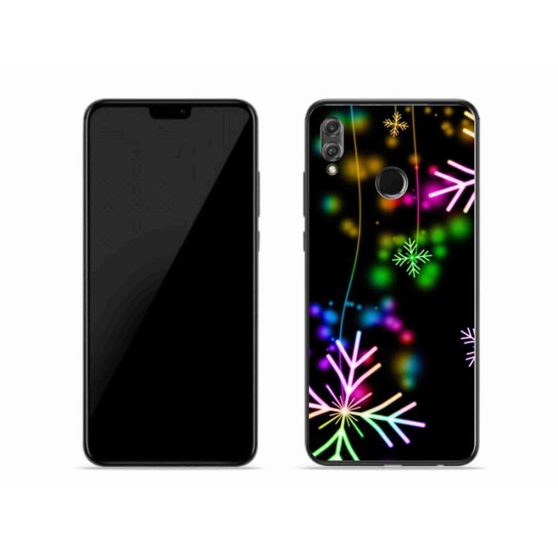 Gél borítás mmCase a Honor 8X-hez - színes pelyhekkel