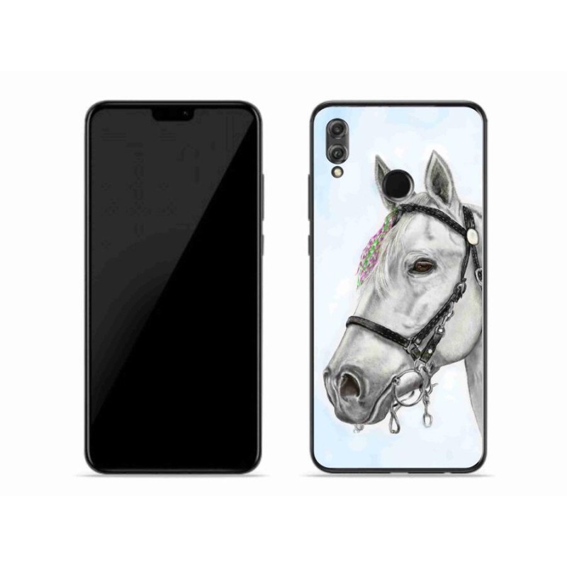 Zselés borítás mmCase a Honor 8X-hez - fehér ló 1