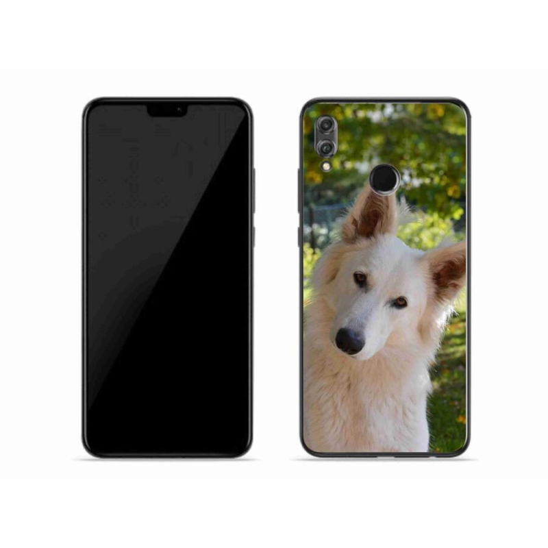 Gél borítás mmCase for Honor 8X - fehér Swiss Shepherd 1