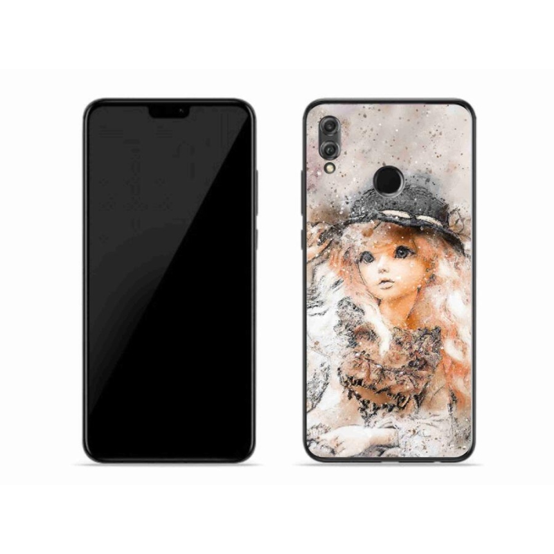 Zselés borítás mmCase a Honor 8X-hez - lány sapkával
