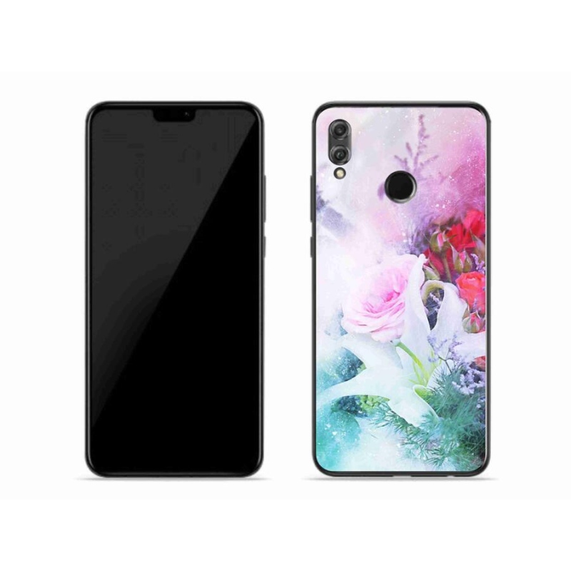 Zselés borítás mmCase a Honor 8X-hez - virág 4