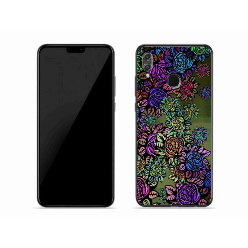 Zselés borítás mmCase a Honor 8X-hez - virágok 6