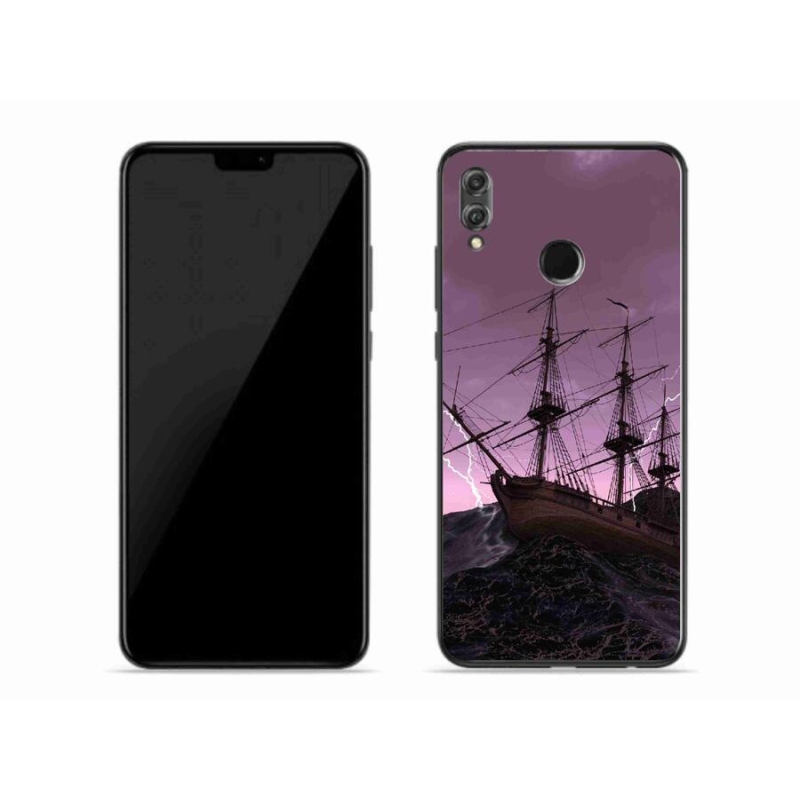 Zselés borítás mmCase a Honor 8X-hez - hajó a viharban