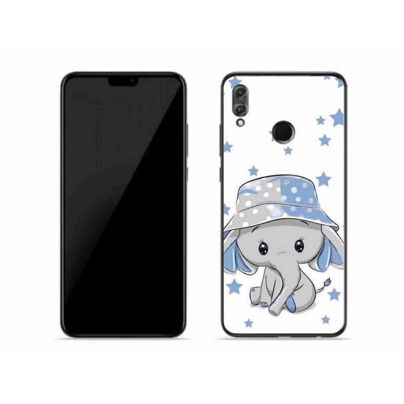 Zselés borítás mmCase a Honor 8X készülékhez - kék elefánt