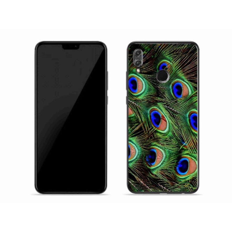 Zselés borítás mmCase a Honor 8X készülékhez - pávatoll