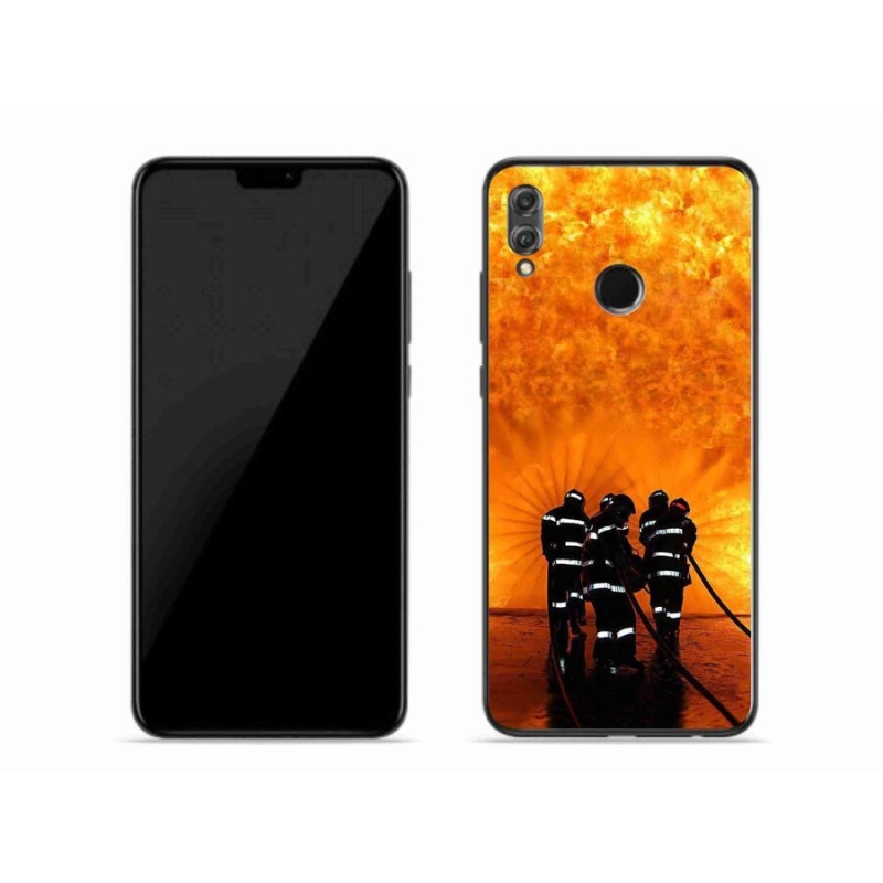 Zselés borítás mmCase a Honor 8X-hez - tűz