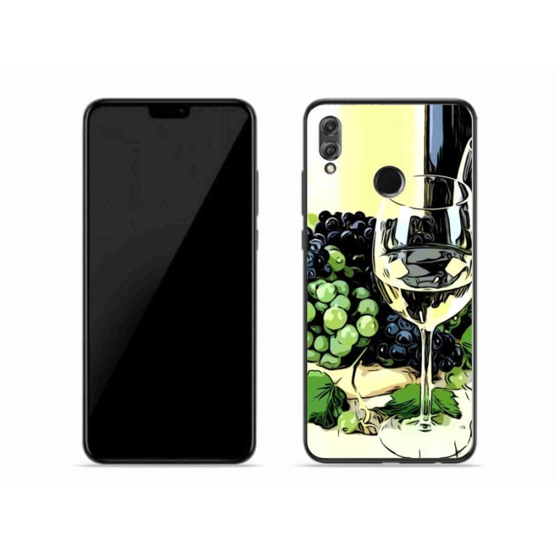 Zselés borító mmCase a Honor 8X számára - pohár bor