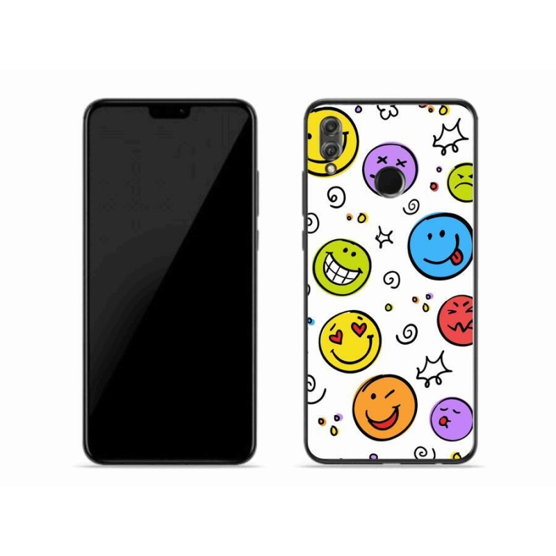 Gél borító mmCase a Honor 8X készülékhez - smiley-k