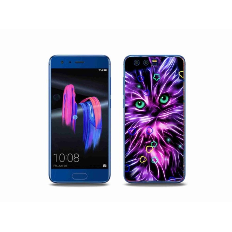 Zselés borítás mmCase a Honor 9-hez - absztrakt macska