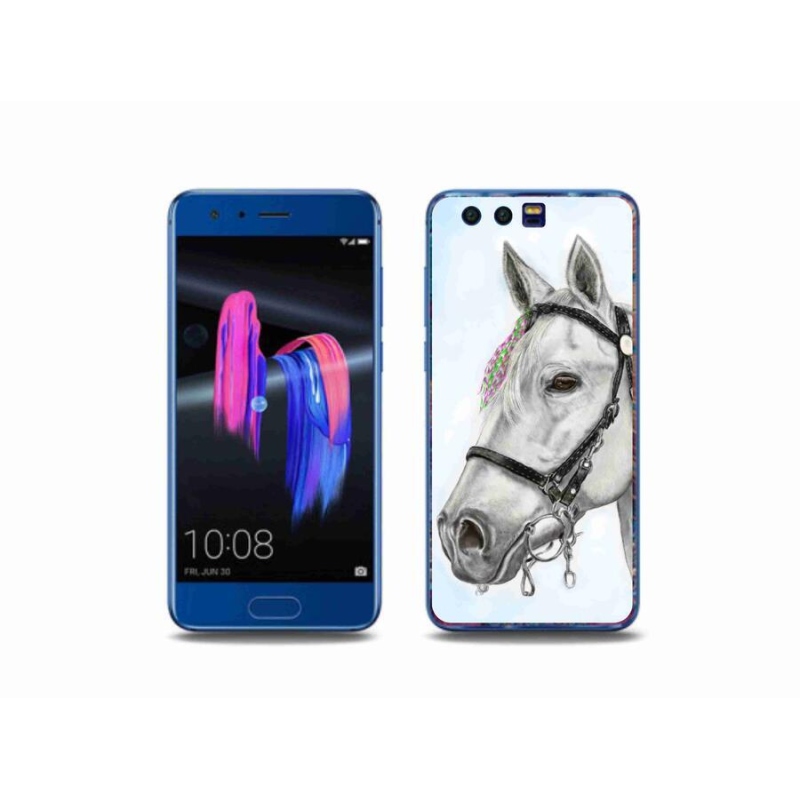 Zselés borítás mmCase a Honor 9-hez - fehér ló 1