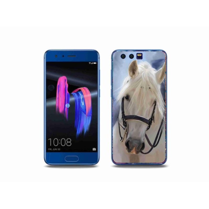 Zselés borítás mmCase a Honor 9-hez - fehér ló