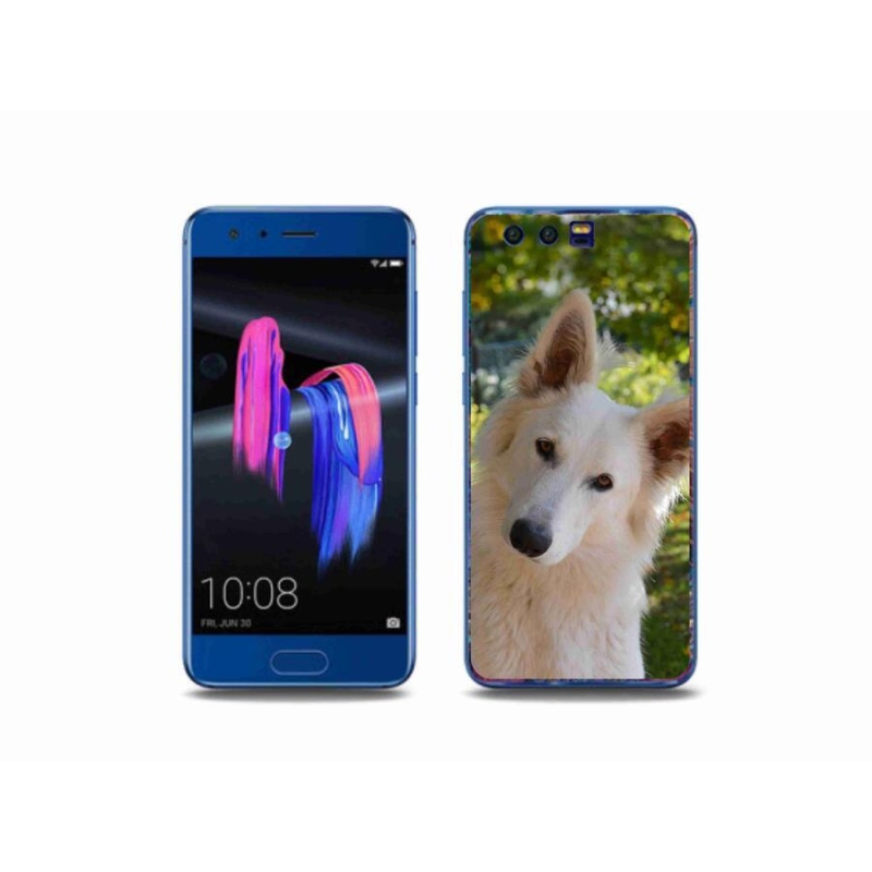 Zselés borítás mmCase a Honor 9-hez - fehér svájci juhász 1
