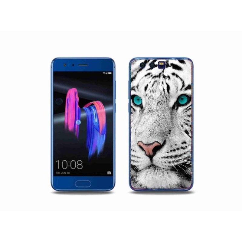 Zselés borítás mmCase a Honor 9-hez - fehér tigris