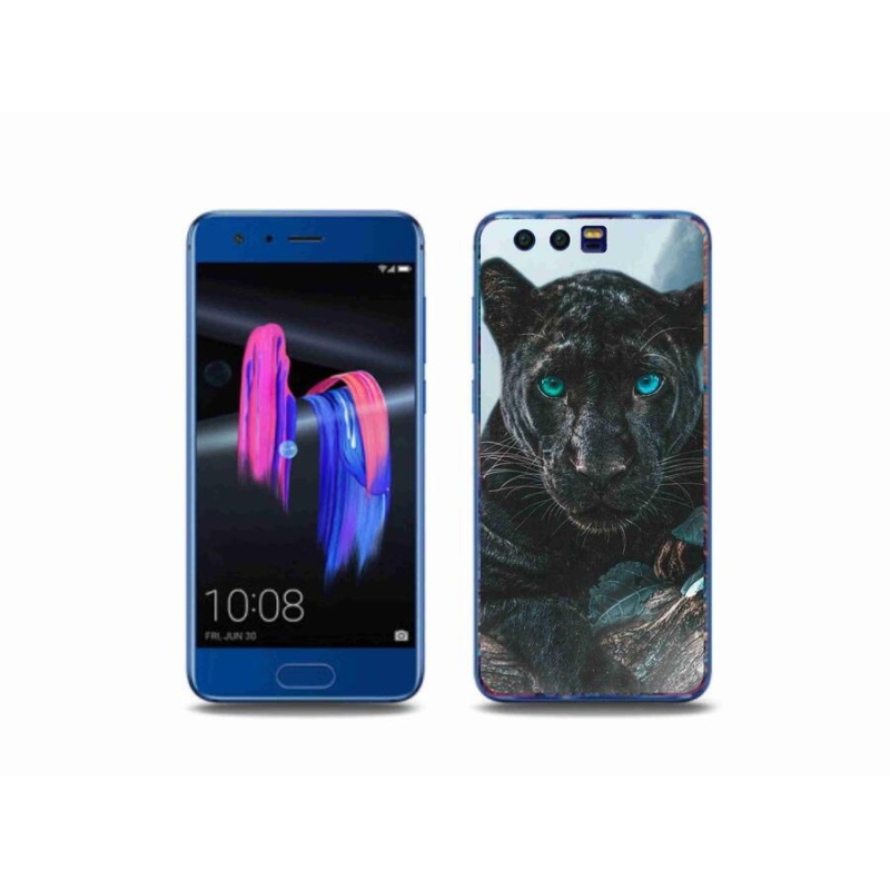 Gél borítás mmCase a Honor 9-hez - fekete párduc