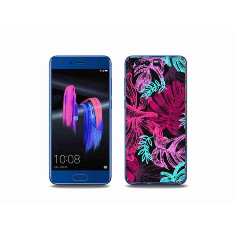 Zselés borító mmCase a Honor 9-hez - virágok 1