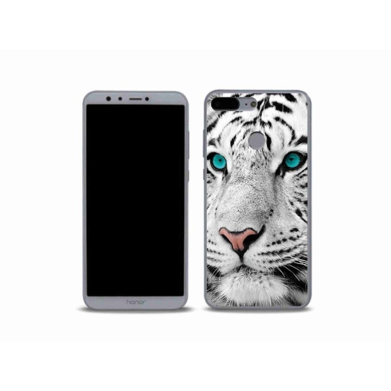 Zselés borítás mmCase a Honor 9 Lite-hoz - fehér tigris