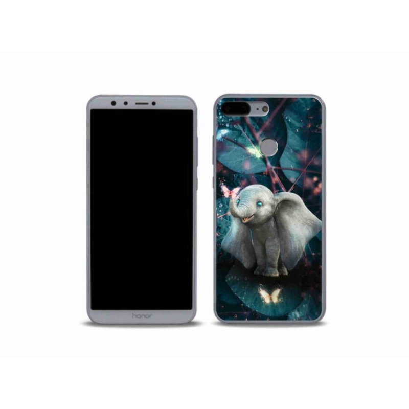 Gél borítás mmCase a Honor 9 Lite-hoz - aranyos elefánt