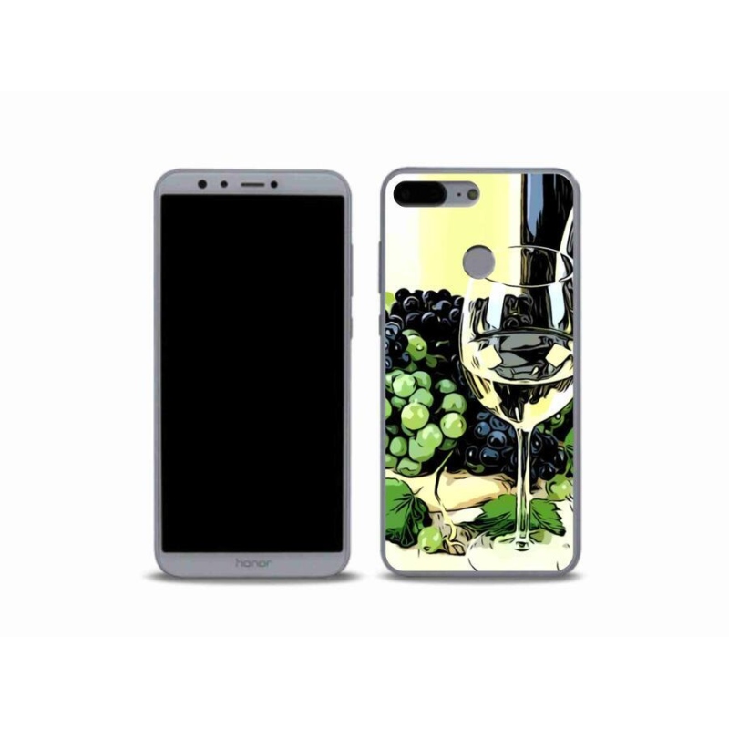 Zselés borítás mmCase a Honor 9 Lite-hoz - pohár bor
