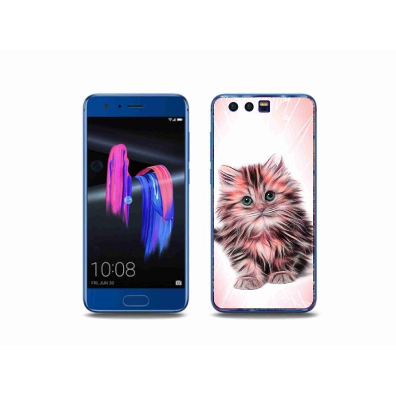 Gél borítás mmCase a Honor 9-hez - aranyos cica
