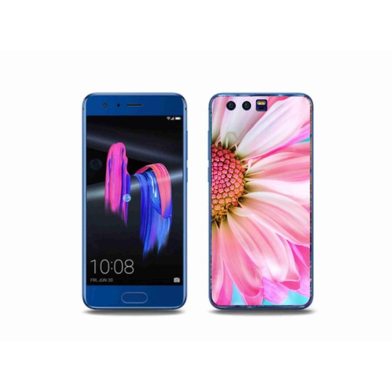 Zselés borítás mmCase a Honor 9-hez - rózsaszín virág